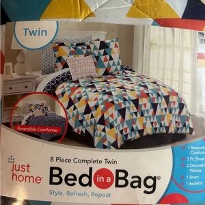 Multicolor Bed in a Bag - Twin and full size available